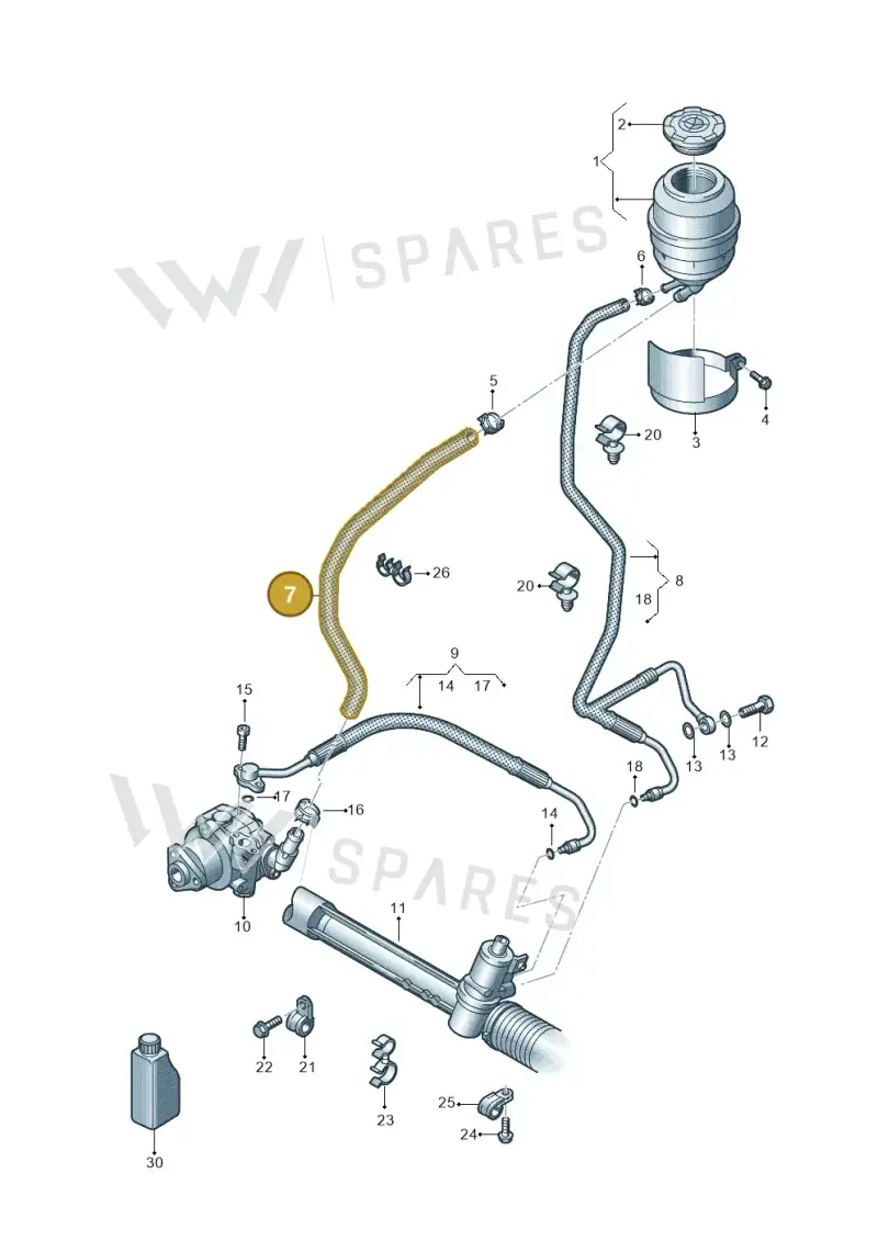 2H0422889D — Volkswagen Amarok twin cab (2022-) diagram 683422500, position 7