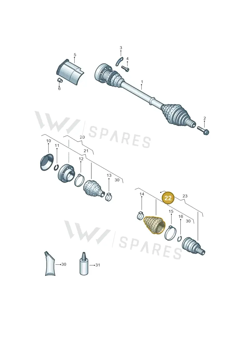 2H0498203B — Volkswagen Taos 1.4 (2021-2023) diagram 746407500, position 22
