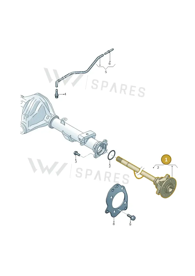 2H0501171 — Volkswagen Amarok twin cab (2022-) diagram 894501100, position 1