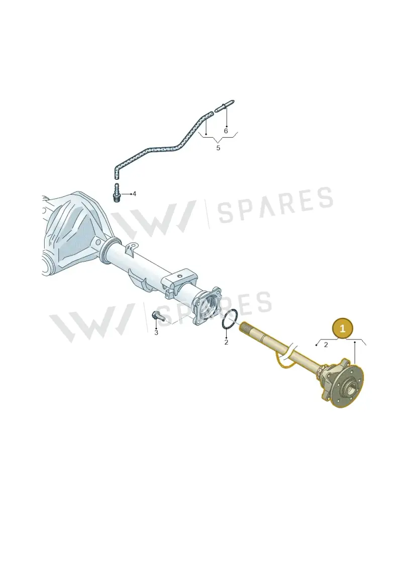 2H0501172 — Volkswagen Amarok twin cab (2012-2016) diagram 683501100, position 1