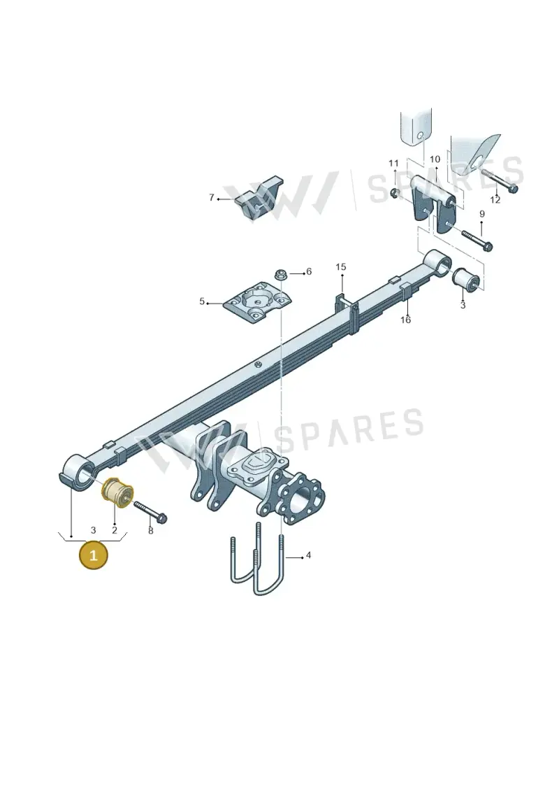 2H0511151BJ — Volkswagen Amarok twin cab (2022-) diagram 683511000, position 1