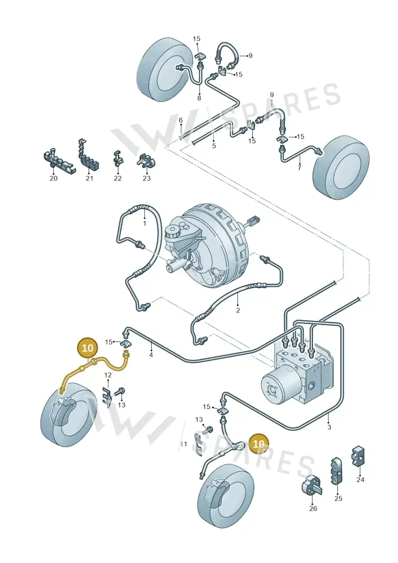 2H0611701B — Volkswagen Amarok twin cab (2022-) diagram 894611200, position 10