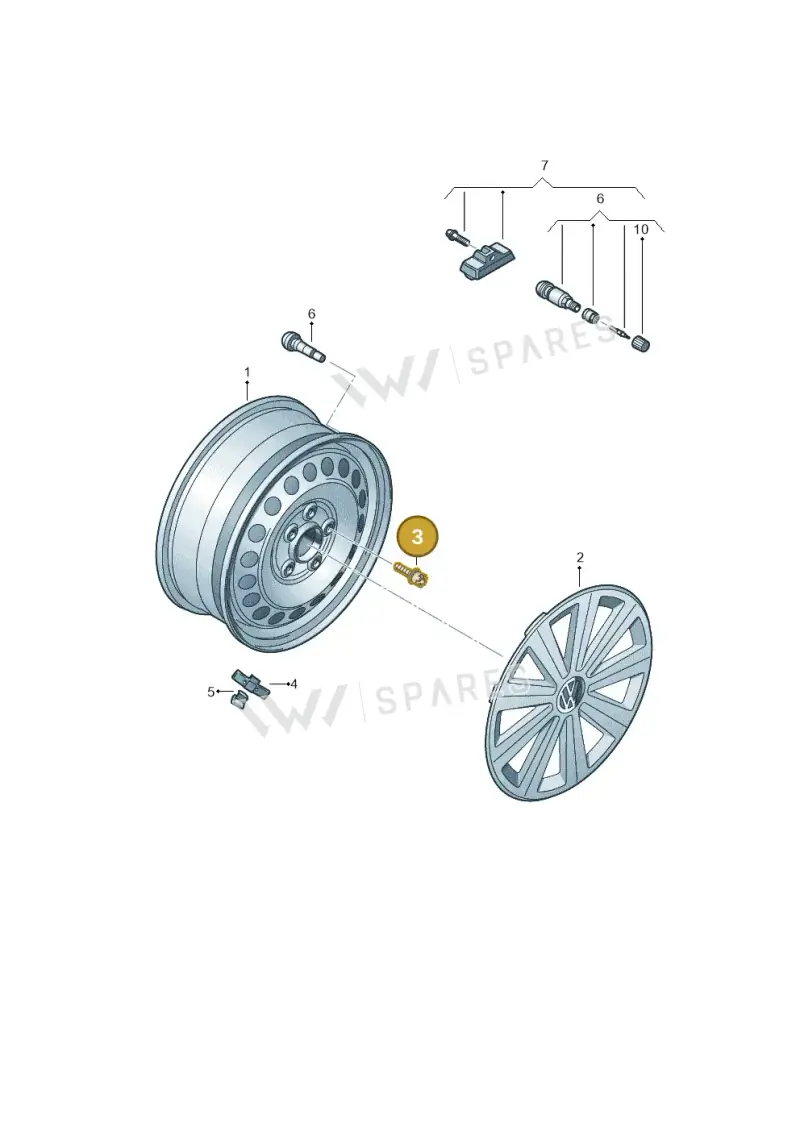 2H0698137A — Volkswagen E-Crafter 35 (2018-2024) diagram 702601400, position 3