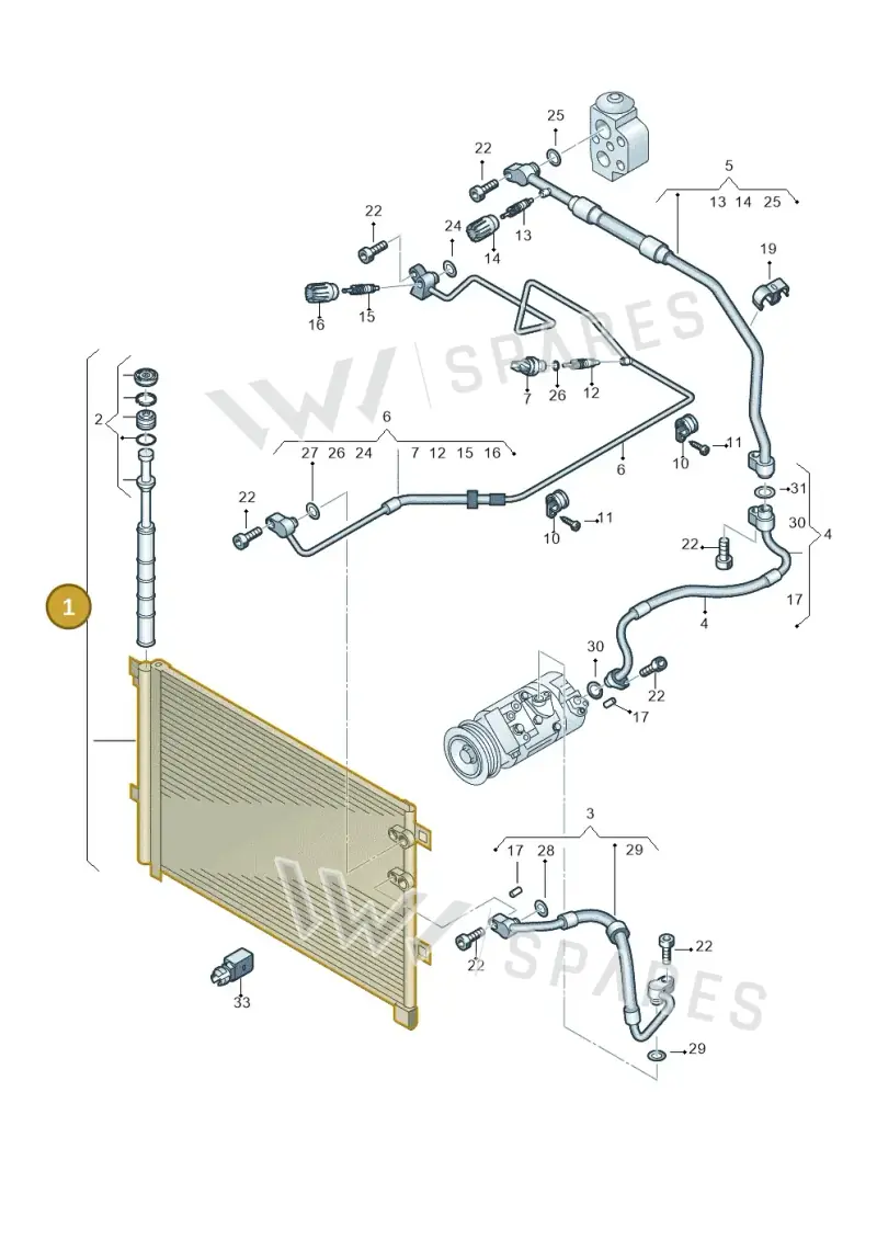 2H0820411D — Volkswagen Amarok twin cab (2022-) diagram 683820150, position 1