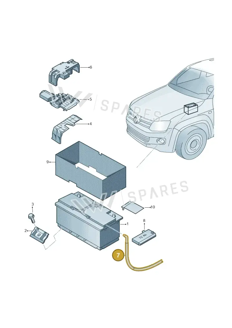 2H0915531 — Volkswagen Amarok twin cab (2022-) diagram 683915000, position 7