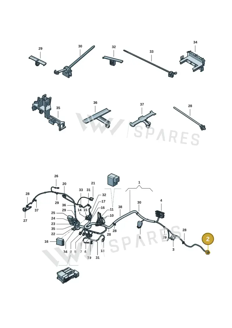 2H0937724 — Volkswagen Amarok twin cab (2022-) diagram 2ha971084, position 2