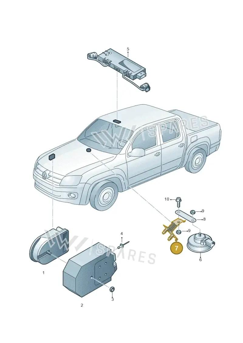 2H0951217 — Volkswagen Amarok twin cab (2022-) diagram 749951200, position 7