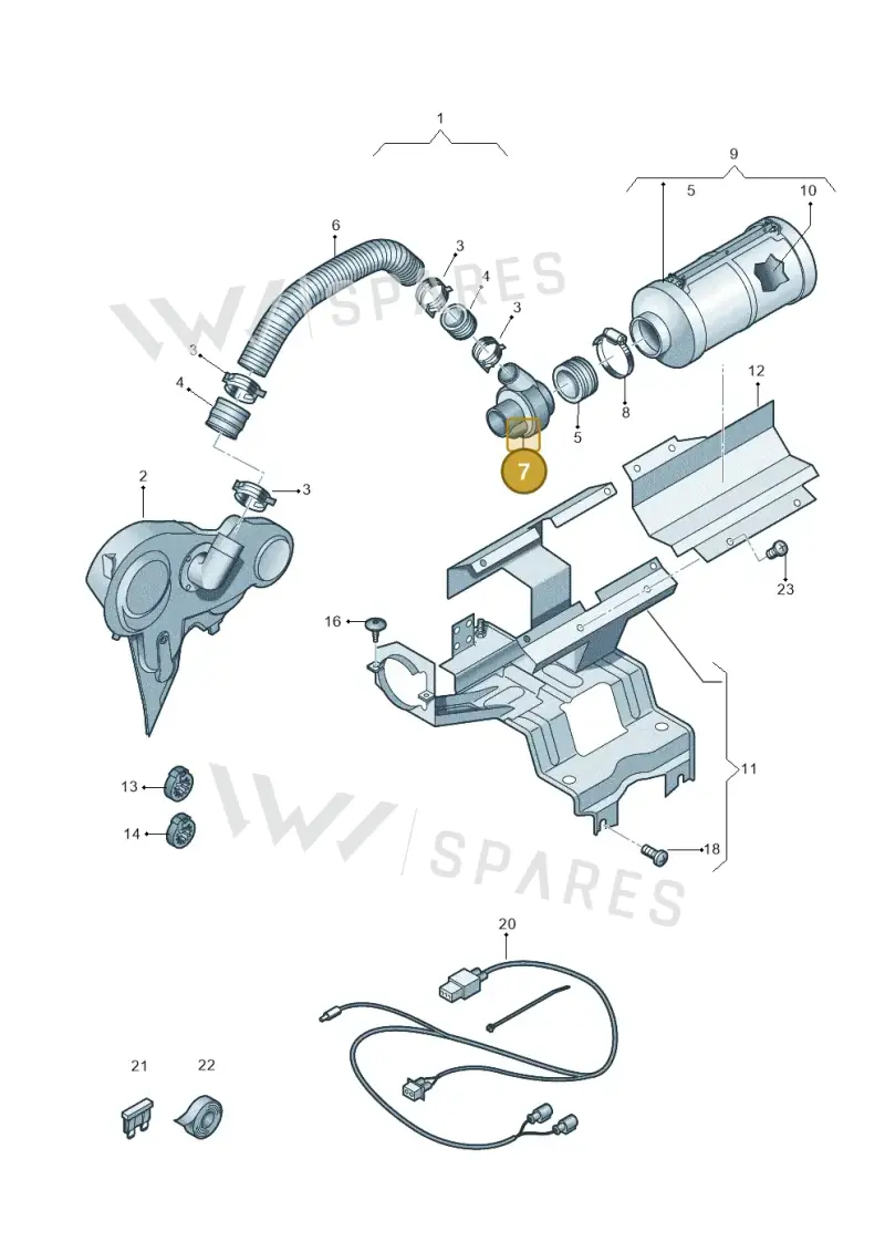 2H0959175 — Volkswagen Amarok twin cab (2016-2022) diagram 749109800, position 7