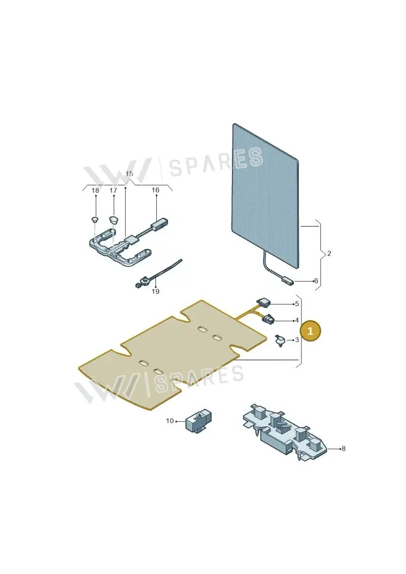 2H0963555D — Volkswagen Amarok twin cab (2022-) diagram 894963000, position 1