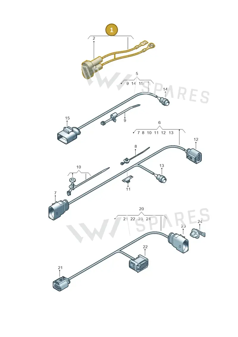 2H0971284B — Volkswagen Amarok (2022-) diagram 894971600, position 1