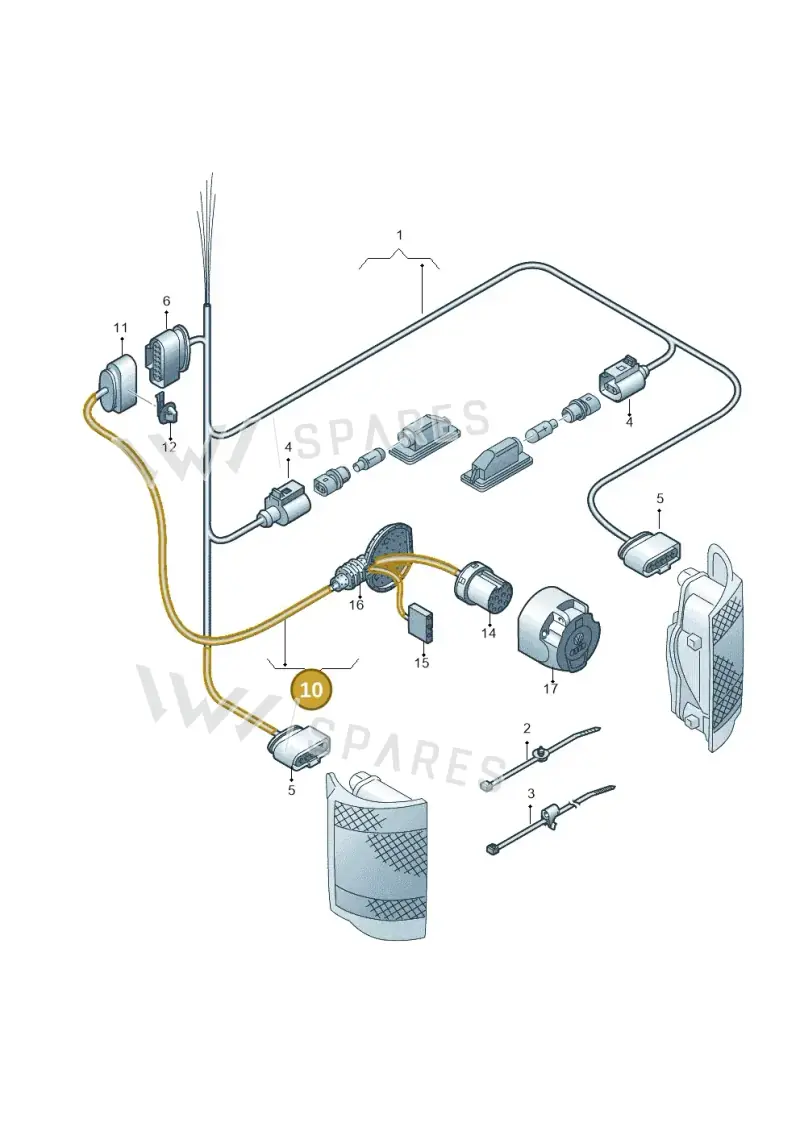 2H0971411A — Volkswagen Amarok (2016-2022) diagram 749972800, position 10