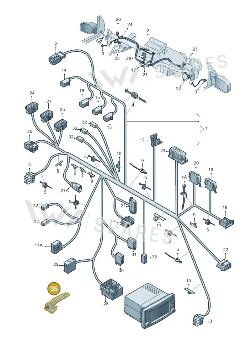 2H0971502B — Volkswagen Amarok (2022-) diagram 683971830, position 35