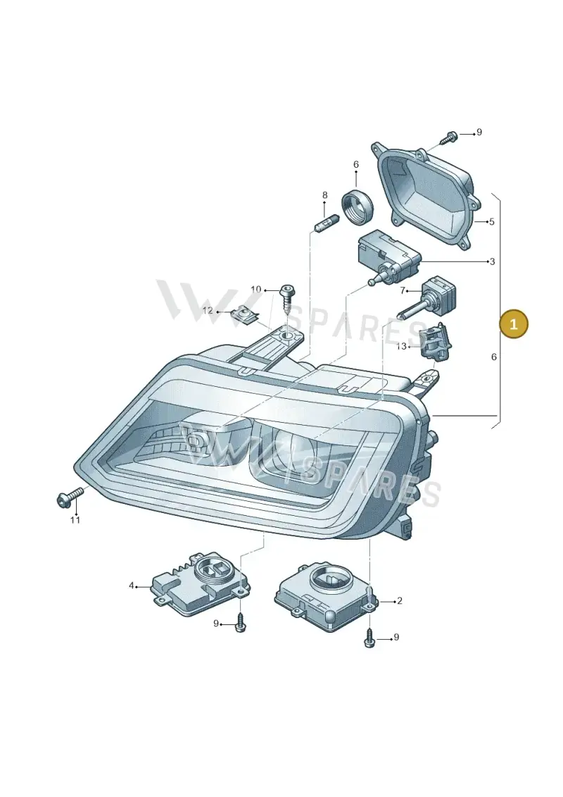 2H1941018A — Volkswagen Amarok (2022-) diagram 749941200, position 1
