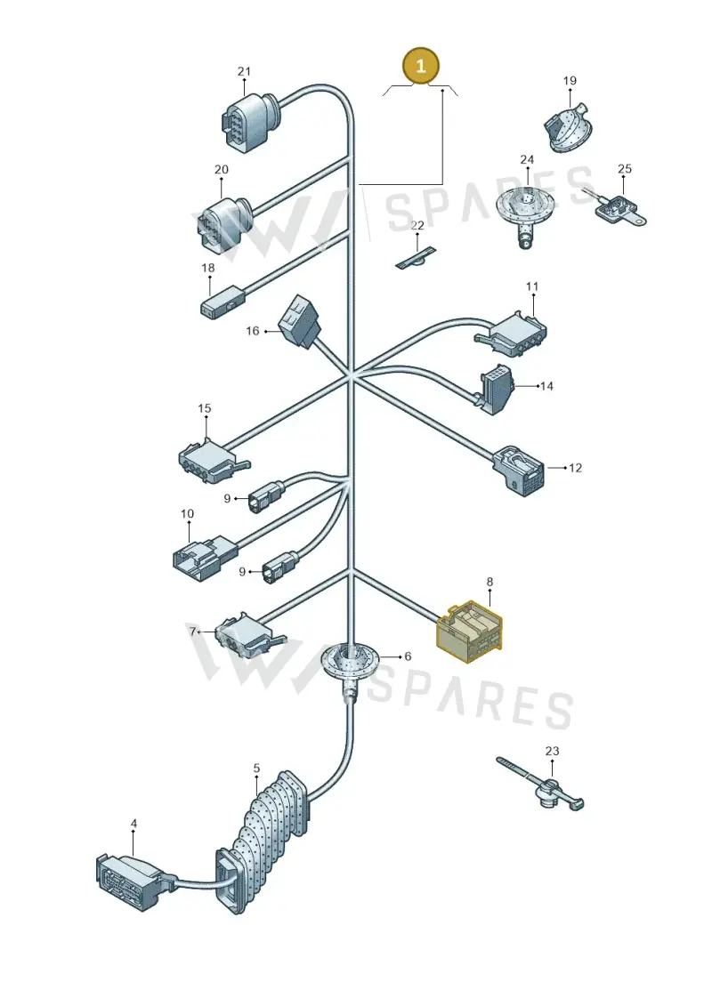 2H3971120B — Volkswagen Amarok (2016-2022) diagram 683972330, position 1