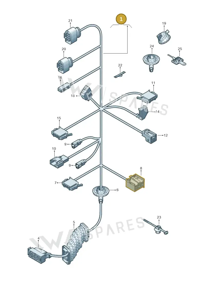 2H3971121C — Volkswagen Amarok (2022-) diagram 683972330, position 1