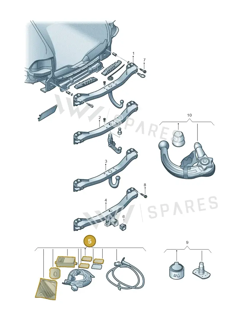2H5055203B — Volkswagen Amarok twin cab (2012-2016) diagram 478071100, position 5
