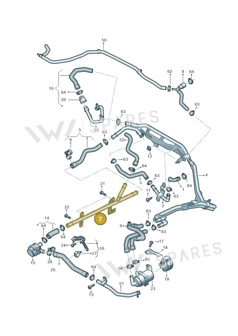 2H6121065AR — Volkswagen Amarok twin cab (2022-) diagram 894121530, position 7