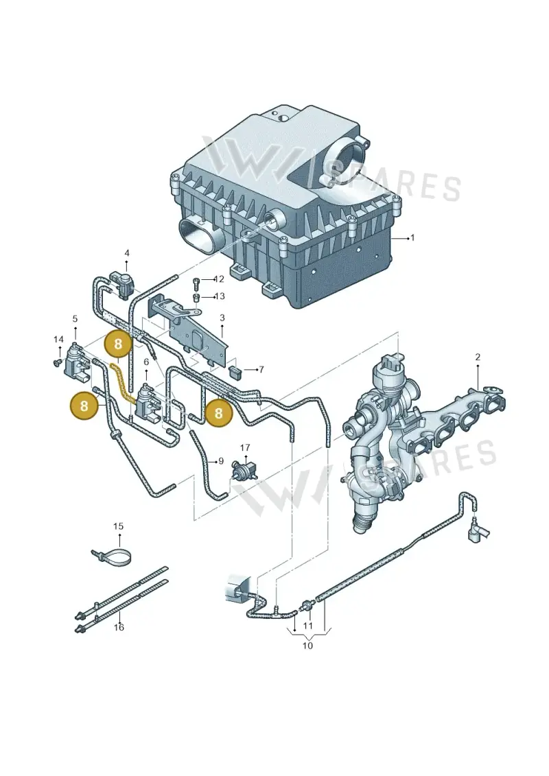 2H6129456B — Volkswagen Amarok twin cab (2022-) diagram 683131550, position 8