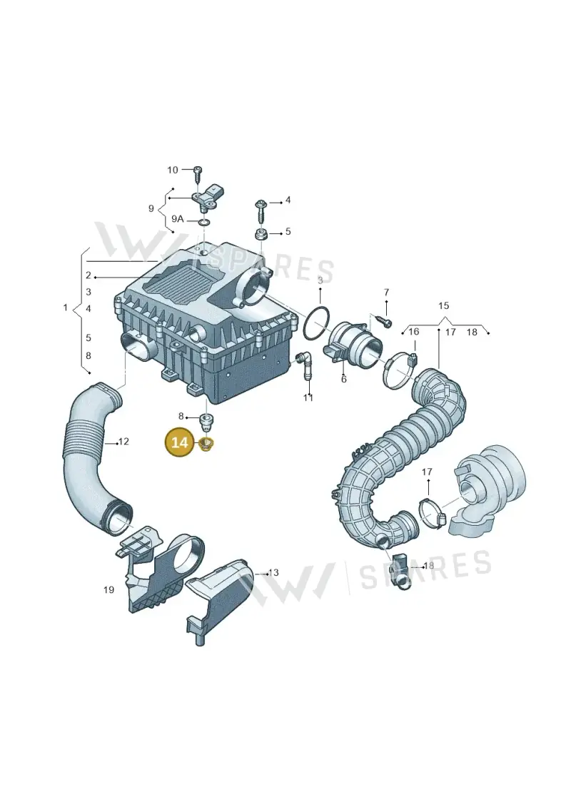 2H6129757 — Volkswagen Amarok twin cab (2022-) diagram 894129000, position 14