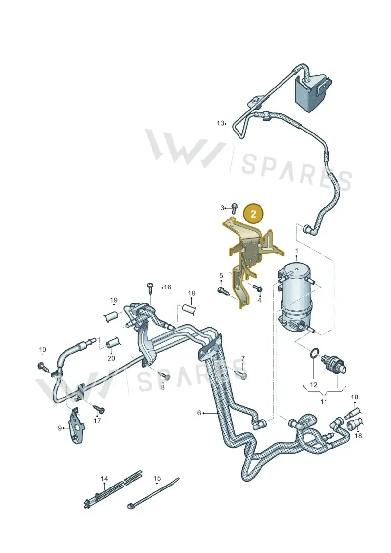 2H6131563C — Volkswagen Amarok twin cab (2022-) diagram 894127600, position 2