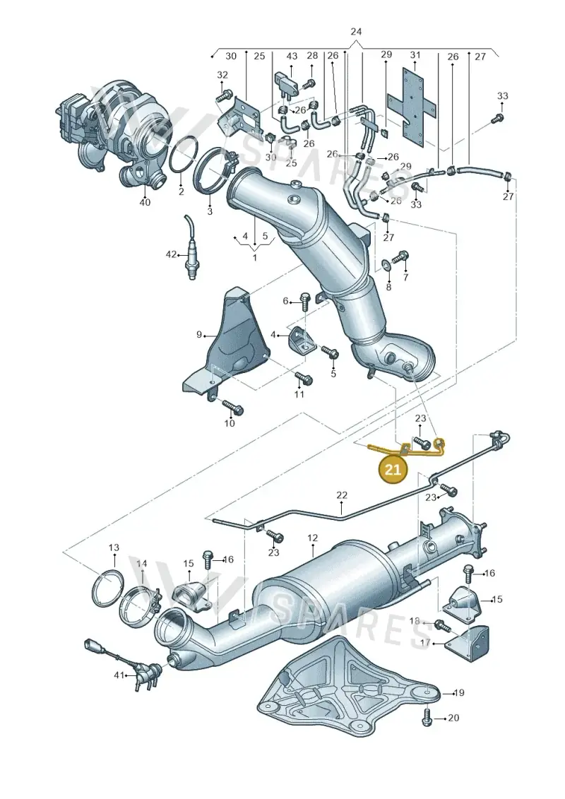 2H6131582H — Volkswagen Amarok (2022-) diagram 894253480, position 21