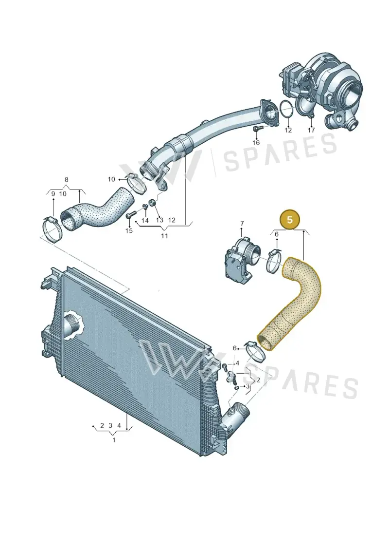2H6145708A — Volkswagen Amarok twin cab (2022-) diagram 894145020, position 5