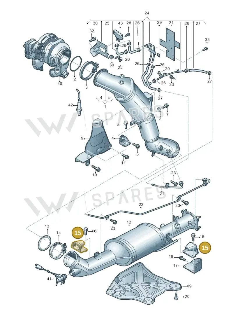 2H6253144 — Volkswagen Amarok twin cab (2022-) diagram 894253480, position 15