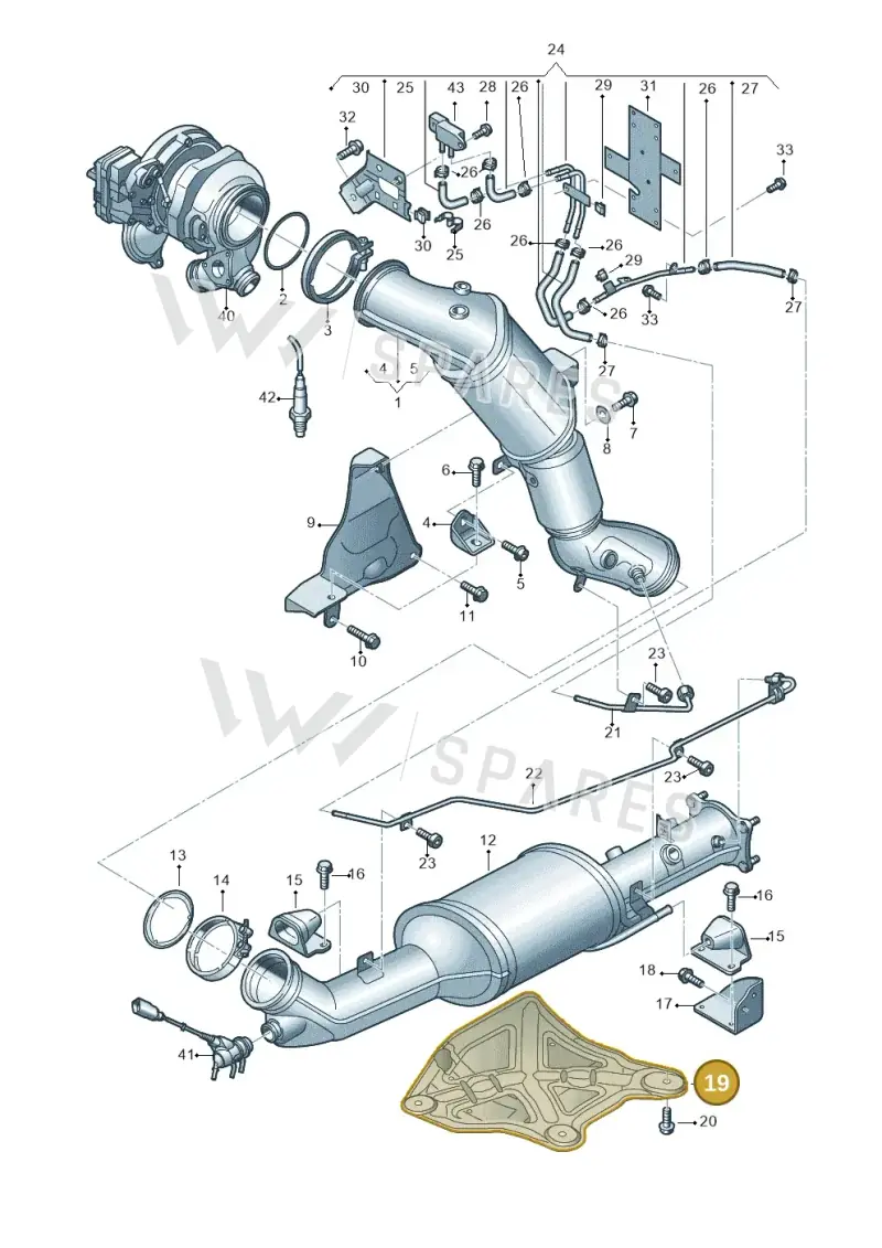 2H6253243B — Volkswagen Amarok twin cab (2022-) diagram 894253480, position 19