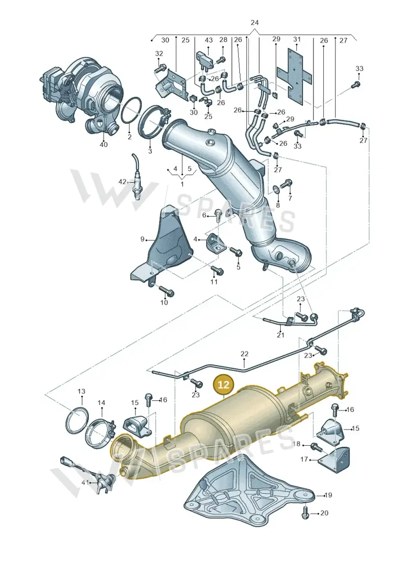 2H6254500BX — Volkswagen Amarok twin cab (2022-) diagram 894253480, position 12