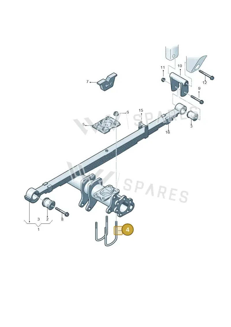 2H6599173 — Volkswagen Amarok twin cab (2022-) diagram 683511000, position 4