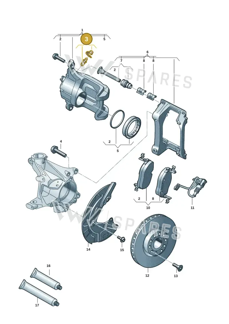 2H6615273 — Volkswagen ID.4 Pro (2020-2023) diagram 10a615010, position 3