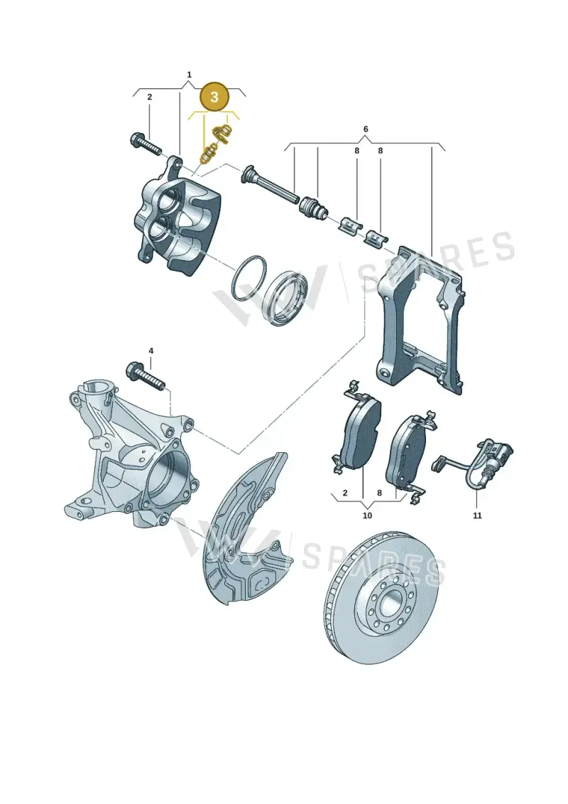 2H6615273 — Volkswagen ID.Buzz (2022-) diagram 15a615050, position 3
