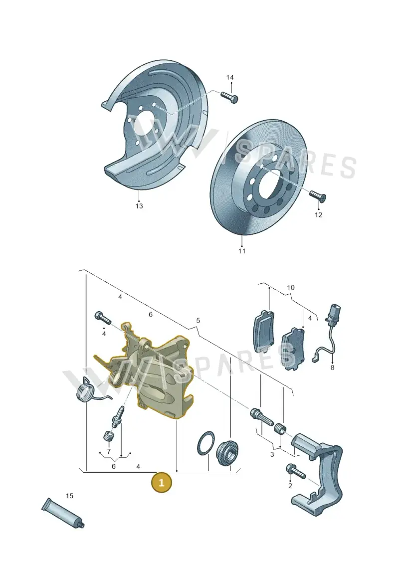 2H6615424 — Volkswagen Amarok twin cab (2022-) diagram 894615500, position 1