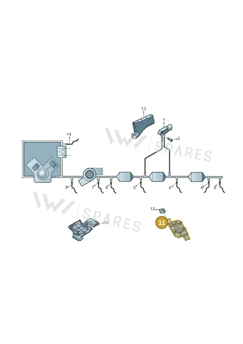 2H6903121A — Volkswagen Amarok (2022-) diagram 780906150, position 11