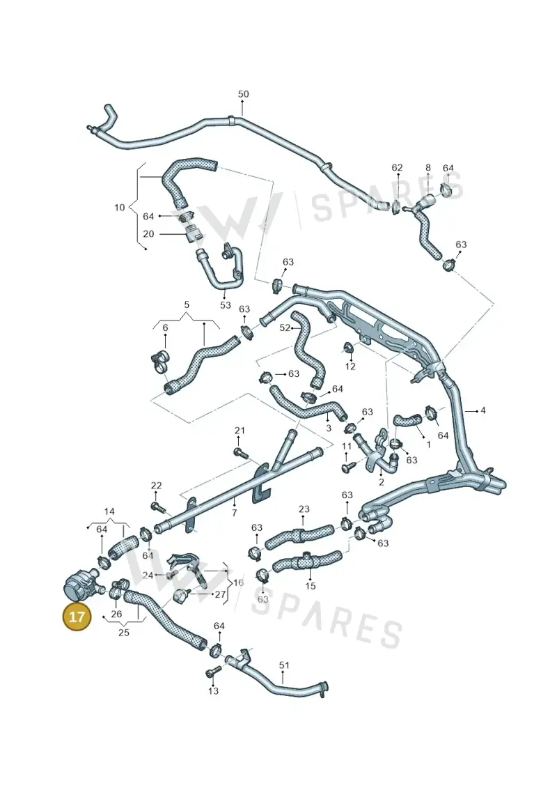 2H6965567 — Volkswagen Amarok twin cab (2022-) diagram 894121540, position 17