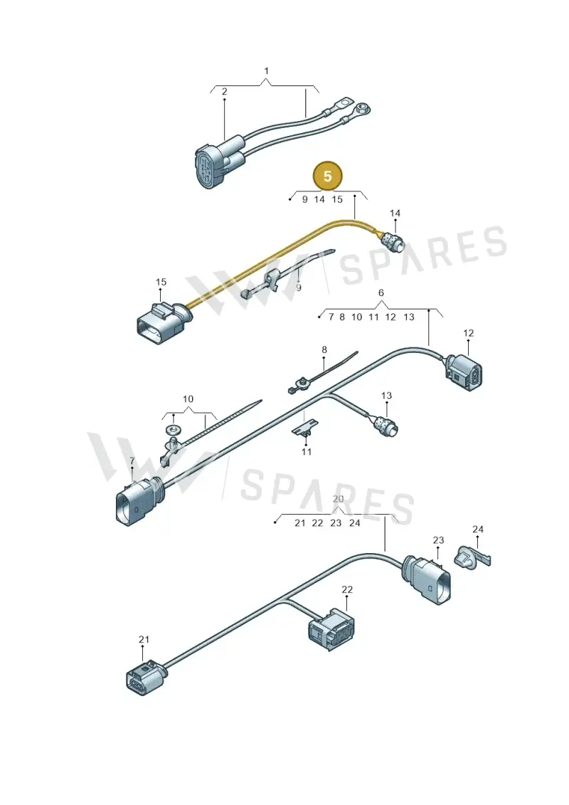 2H6971273 — Volkswagen Amarok (2022-) diagram 894971600, position 5