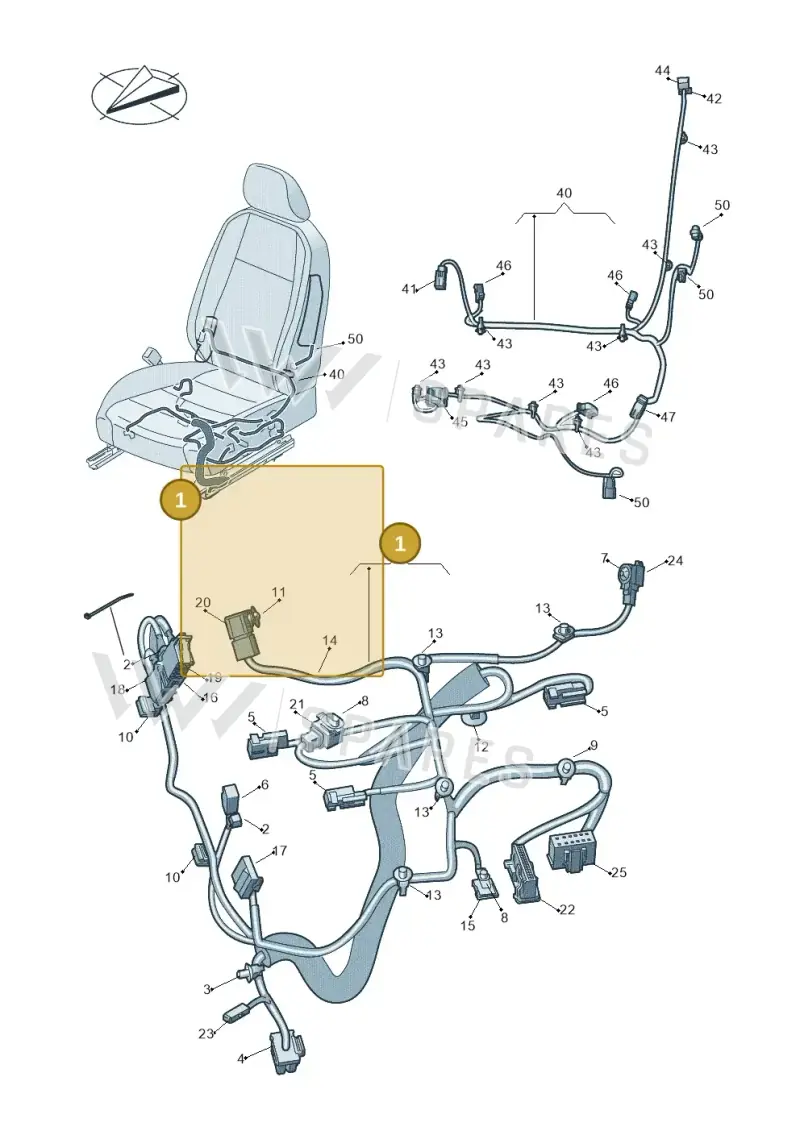 2H6971366C — Volkswagen Amarok (2016-2022) diagram 793972270, position 1
