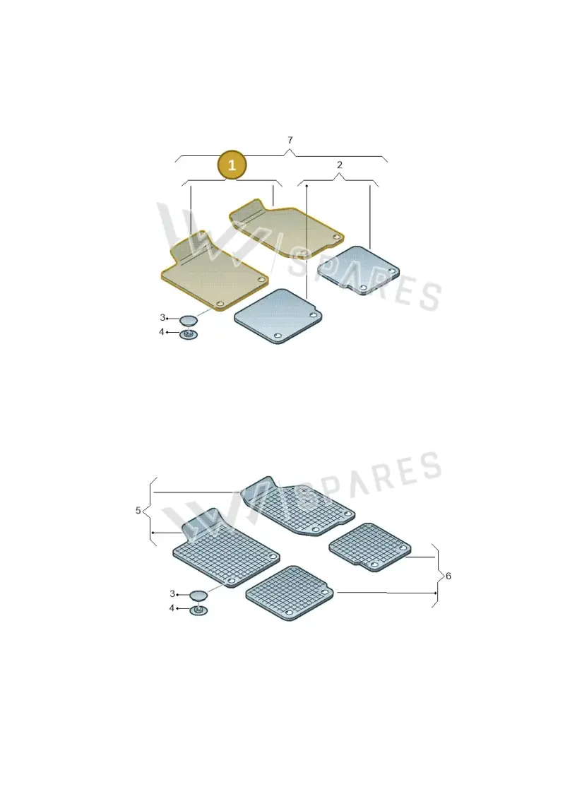 2H7061275AWGK — Volkswagen Amarok twin cab (2012-2016) diagram 441061100, position 1
