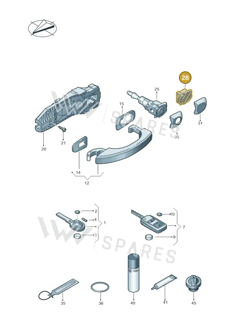 2H7839167 — Volkswagen Amarok twin cab (2022-) diagram 683837100, position 28