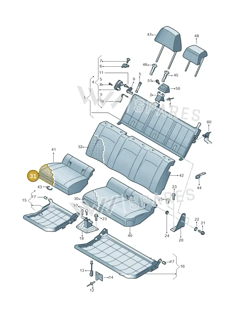 2H7885376E — Volkswagen Amarok twin cab (2022-) diagram 749885850, position 31