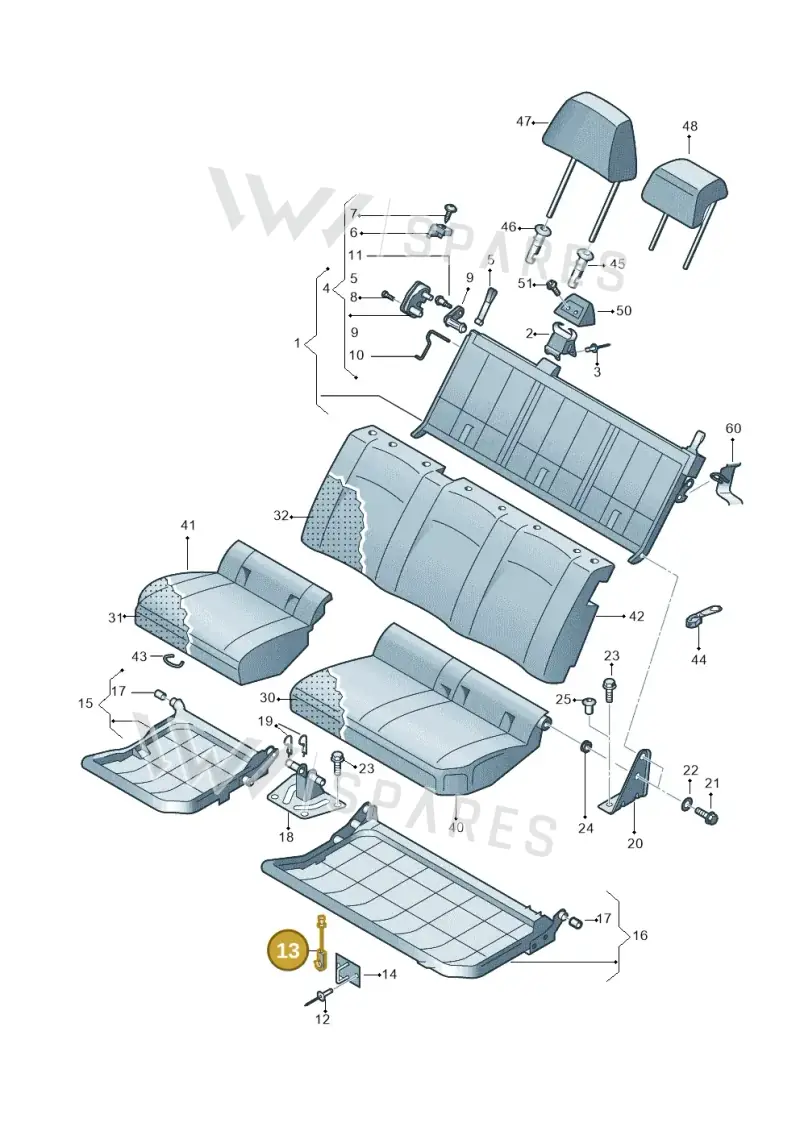 2H7885510B — Volkswagen Amarok twin cab (2022-) diagram 749885850, position 13