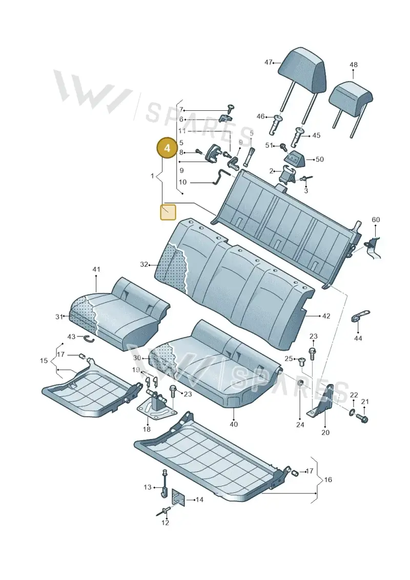 2H7898632 — Volkswagen Amarok twin cab (2022-) diagram 749885850, position 4