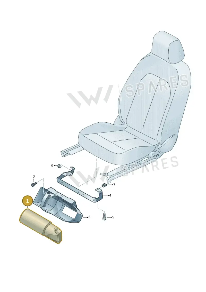 2HH860277 — Volkswagen Passat estate (2023-) diagram 596860100, position 1
