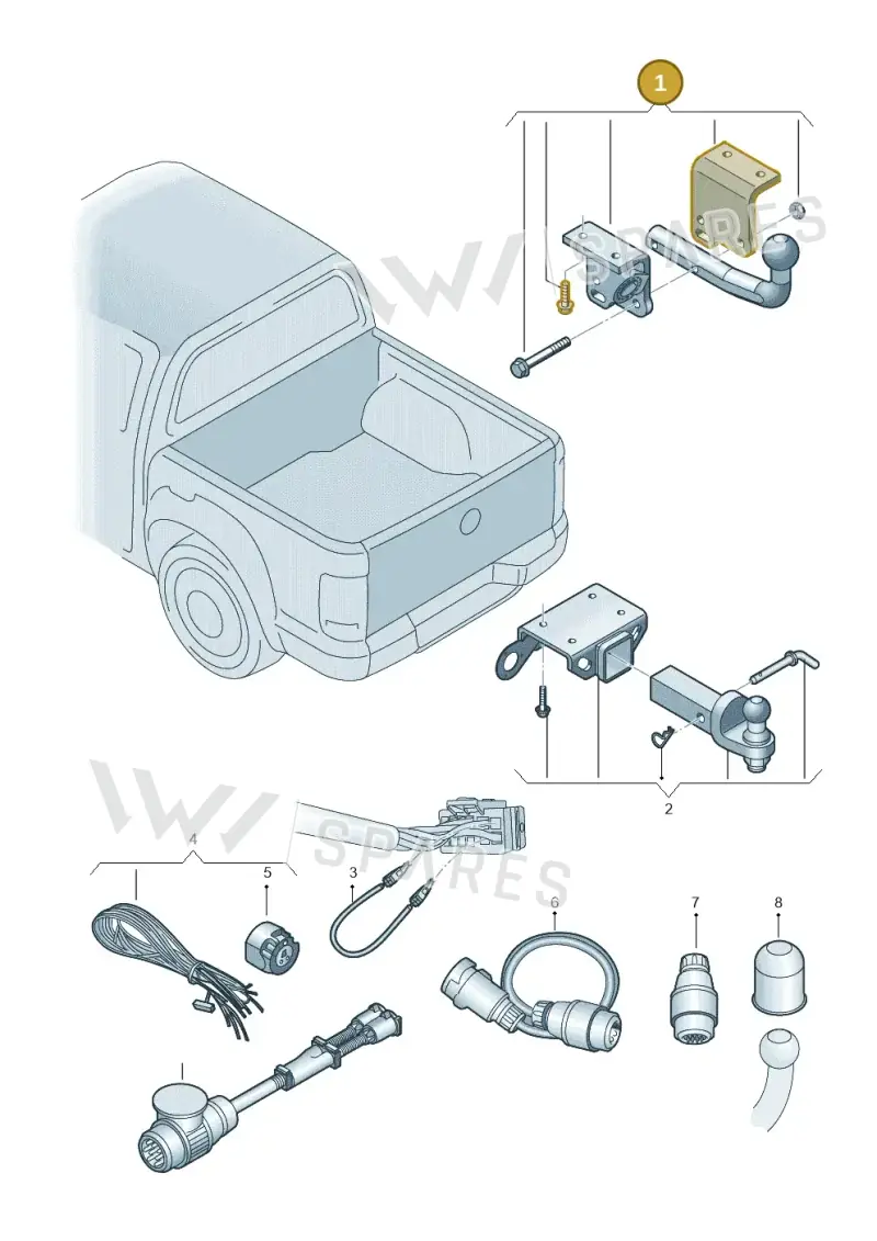 2HJ092101 — Volkswagen Amarok twin cab (2022-) diagram 894071010, position 1