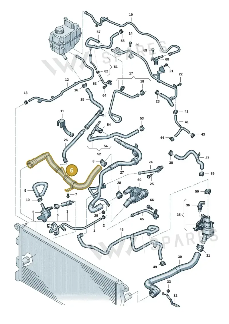 2HJ122051K — Volkswagen Amarok (2022-2025) diagram 2hb122000, position 6