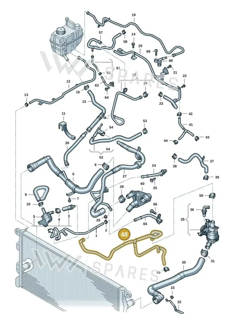 2HJ122055AK — Volkswagen Amarok twin cab (2022-) diagram 2hb122000, position 48