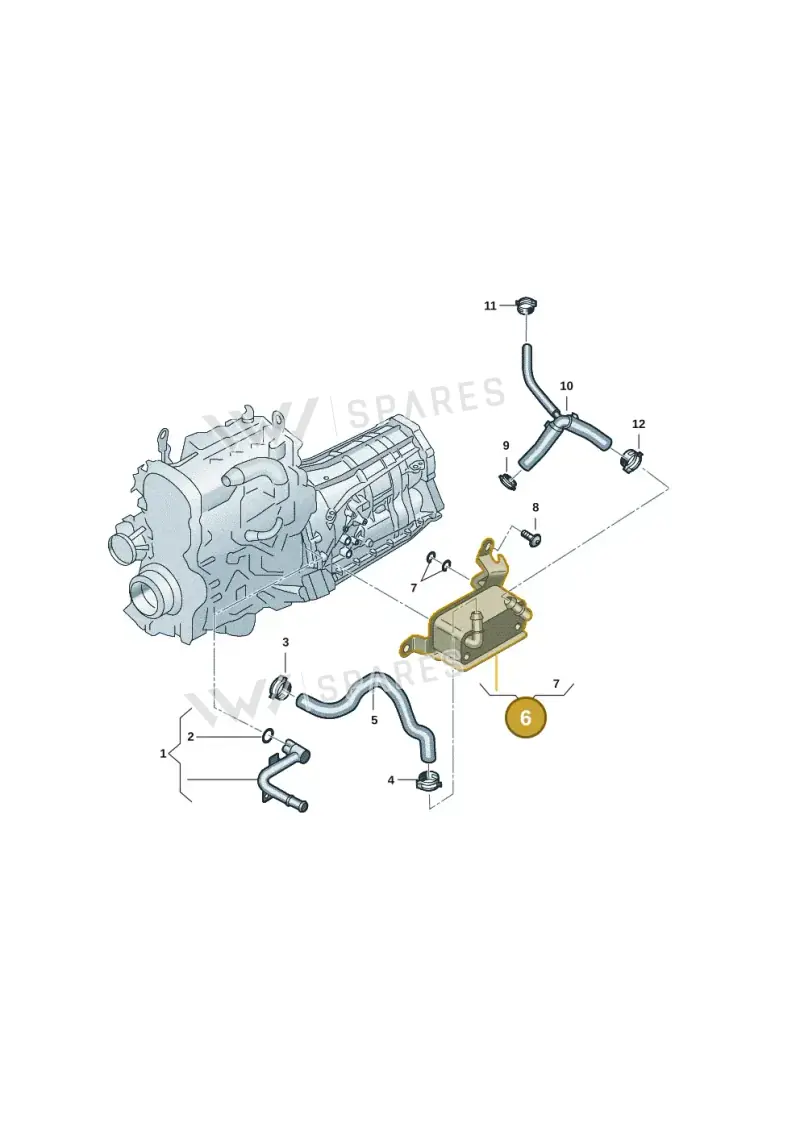 2HJ317019A — Volkswagen Amarok twin cab (2022-) diagram 2hb317300, position 6