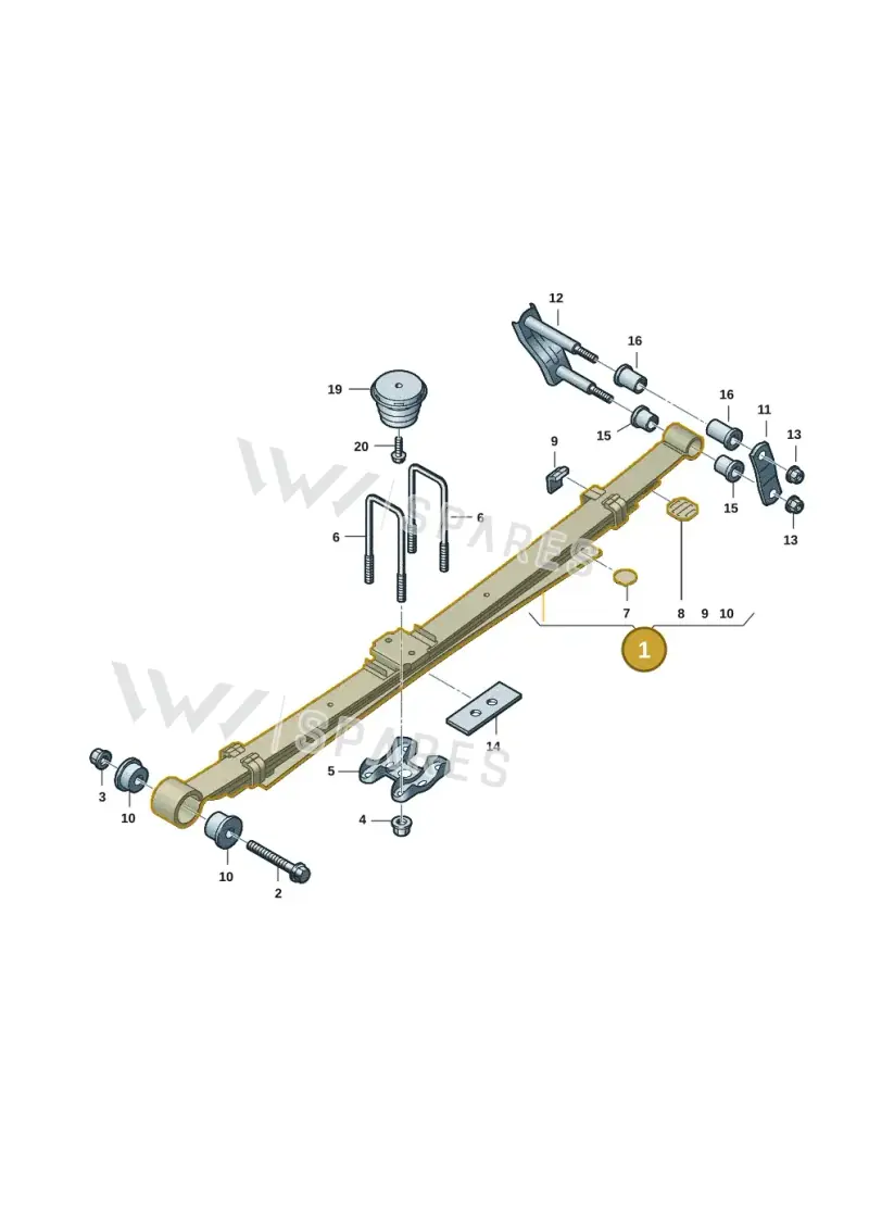 2HJ511115AD — Volkswagen Amarok (2022-2025) diagram 2hb511500, position 1