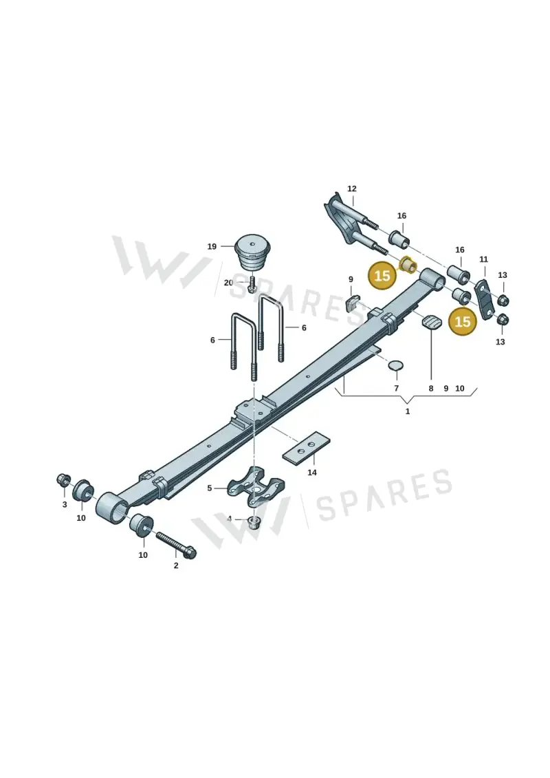 2HJ513353C — Volkswagen Amarok (2022-2025) diagram 2hb511500, position 15