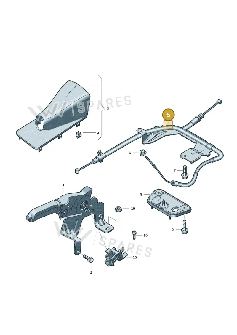 2HJ711476F — Volkswagen Amarok twin cab (2022-) diagram 2hb711000, position 5